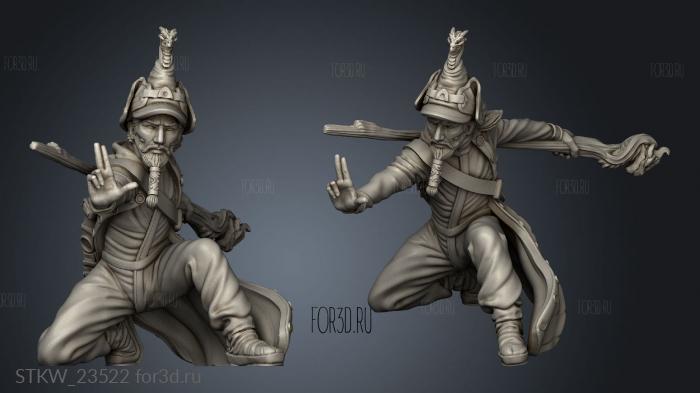 Warlock Elites Add On Massa Craite Pose without base 3d stl модель для ЧПУ