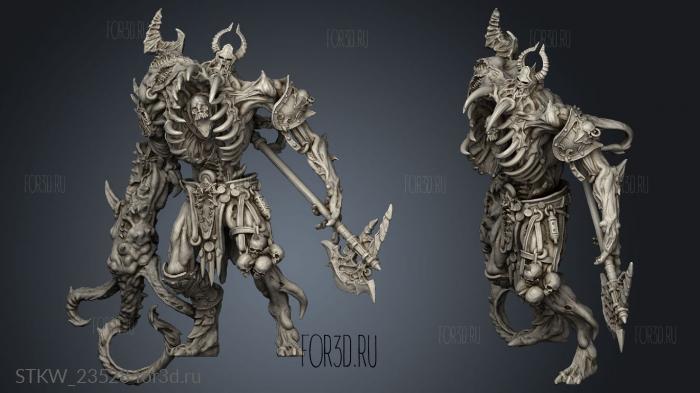 Warrior Spawn 3d stl модель для ЧПУ