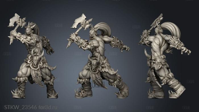 Warrior Untur Warriors stl model for CNC