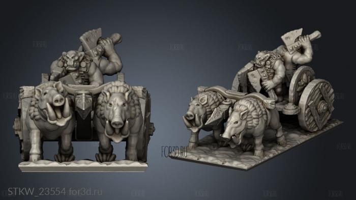 wasterc boar 3d stl модель для ЧПУ