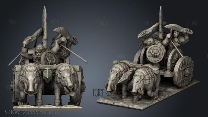 wasterc boar 3d stl модель для ЧПУ