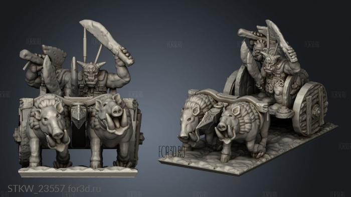 wasterc boar 3d stl модель для ЧПУ