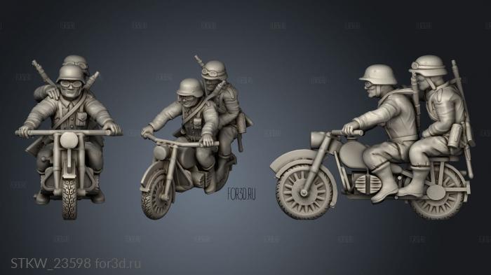 Squad Soldat serie stl model for CNC