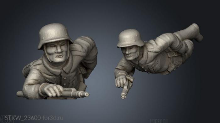 Squad Soldat serie 3d stl модель для ЧПУ