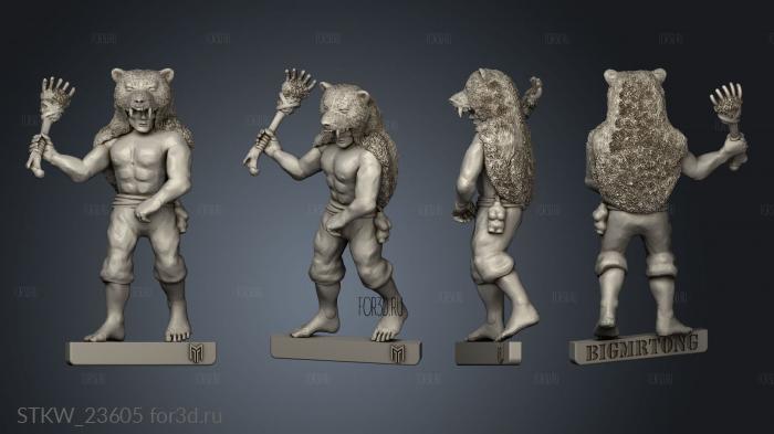 Wendol Bear Warrior 3d stl модель для ЧПУ