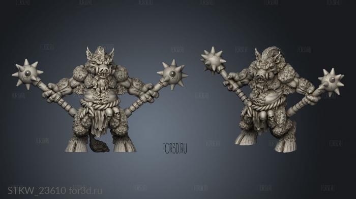 wereboar One stl model for CNC