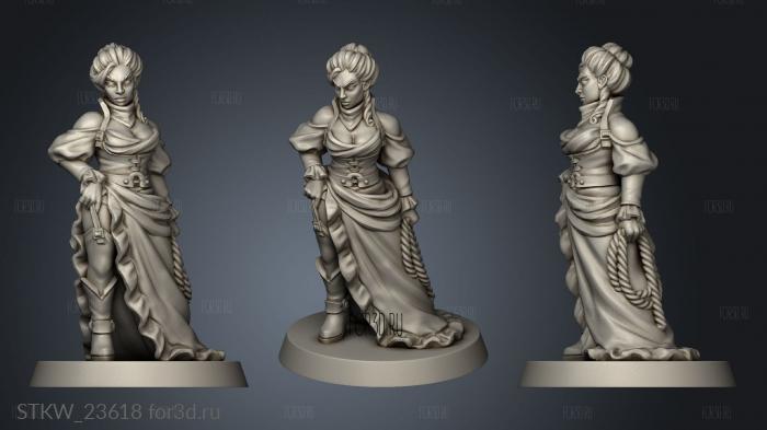 Western Fantasy DANCER HUMAN 3d stl модель для ЧПУ