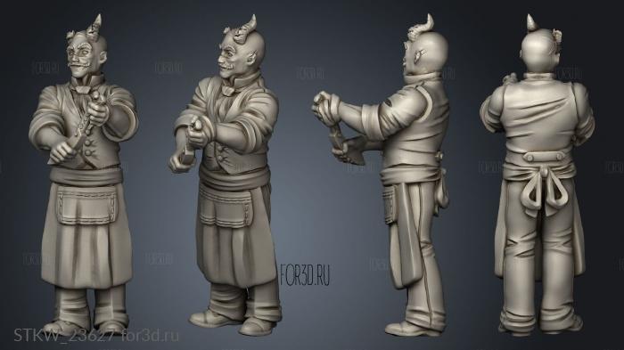 Western Theme barber Horned 3d stl модель для ЧПУ