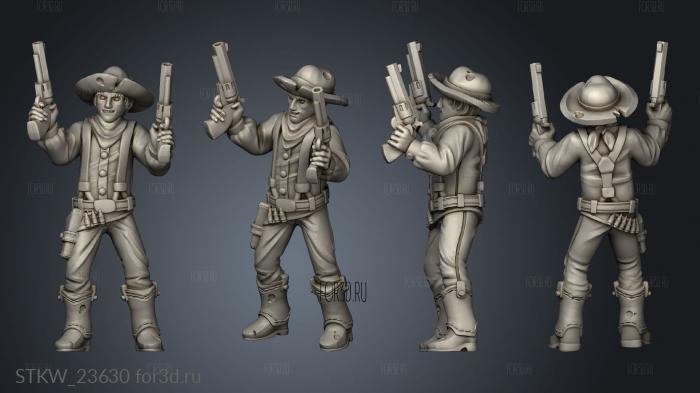 Western Theme Cowboy Pist 3d stl модель для ЧПУ