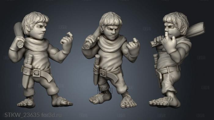 Westfalia Gello Halflings guard 3d stl модель для ЧПУ