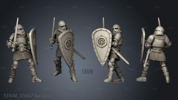 Westfalia Skeleton Sword and Shield 3d stl модель для ЧПУ