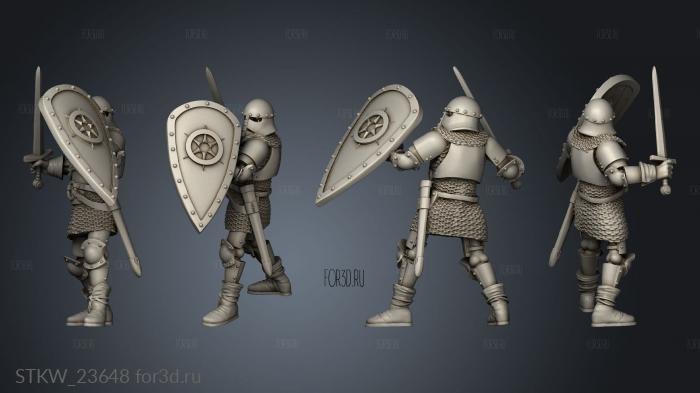 Westfalia Skeleton Sword and Shield 3d stl модель для ЧПУ