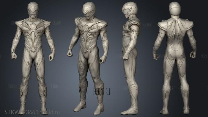 WHITE RANGER forest 3d stl модель для ЧПУ