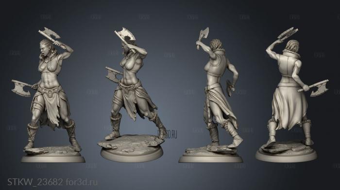 Furious Dead Clanc assassin stl model for CNC