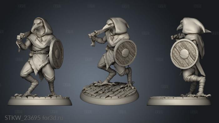 Kenku stl model for CNC