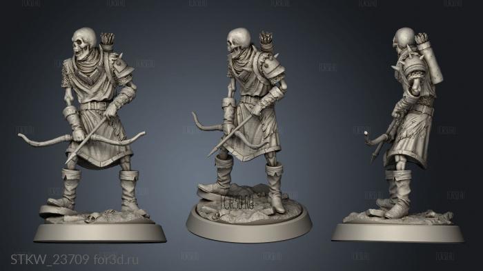 Wightpocalypse Skeleton Archer 3d stl модель для ЧПУ