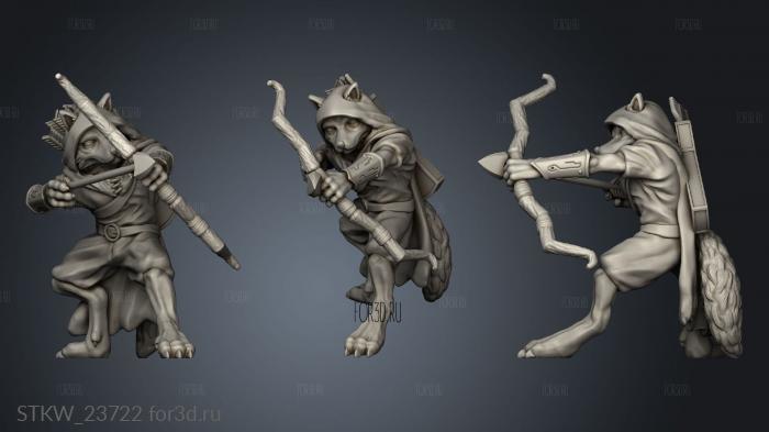 Wild Fox Folk Tribe Ranger 3d stl модель для ЧПУ