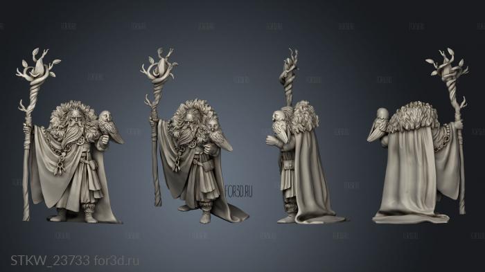 Wildwood Sanctum Archmage Camelothar Staff 3d stl модель для ЧПУ