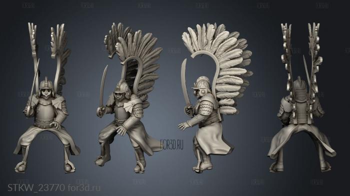 Winged HUSSAR SWORD 3d stl модель для ЧПУ