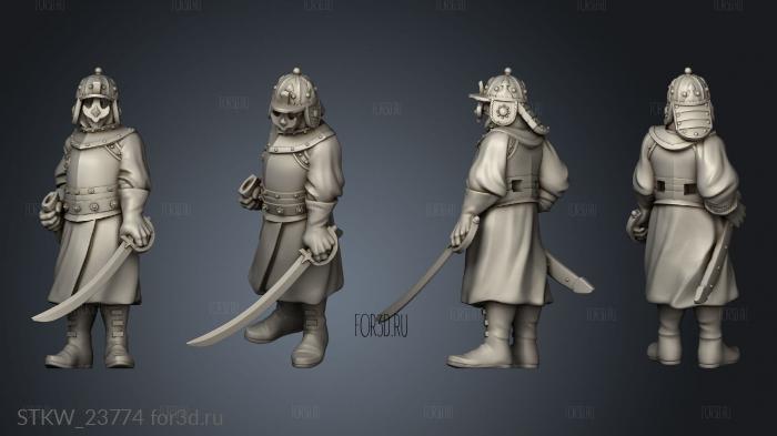 WINGED HUSSARS ON FOOT 3d stl модель для ЧПУ