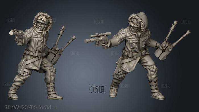 Winter nerf herder and walking carpet 3d stl модель для ЧПУ