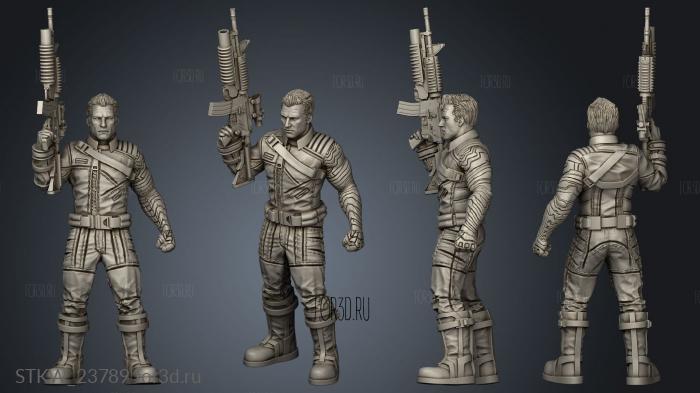 WINTER Soldier Assassin ASSASSIN 3d stl модель для ЧПУ