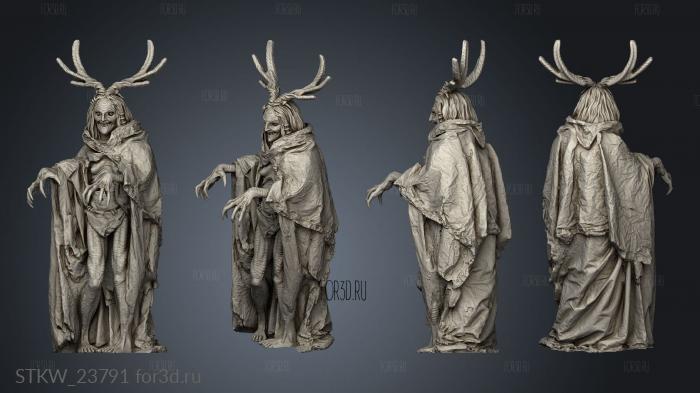 Witch stl model for CNC