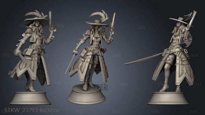 Witch Hunter stl model for CNC