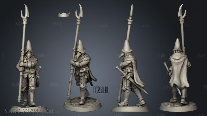 Witch Hunter stl model for CNC