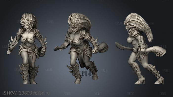 Witch Musician blade 3d stl модель для ЧПУ