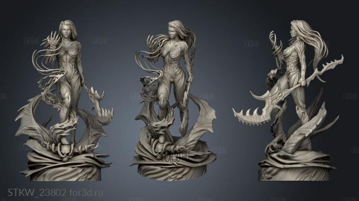 Witchblade Sara Pezzini Separado 3d stl модель для ЧПУ