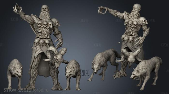 Witcher Keoghradan 3d stl модель для ЧПУ