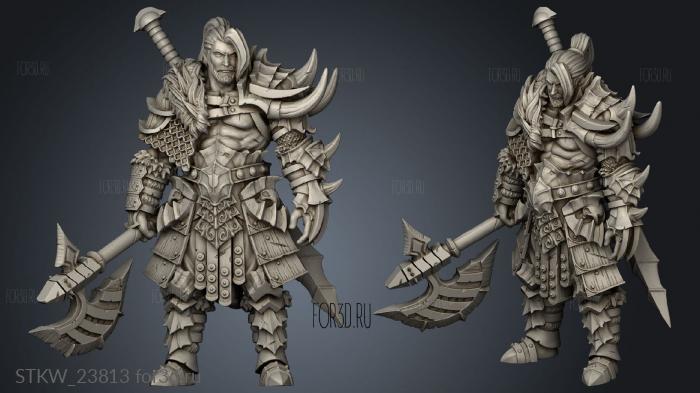 Witcher Kron 3d stl модель для ЧПУ