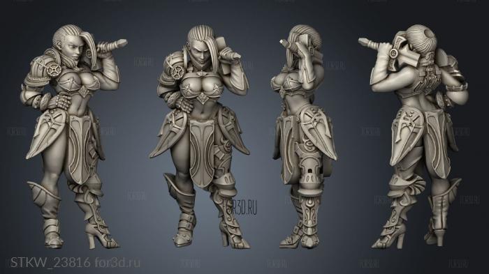 Witcher Skyla stl model for CNC