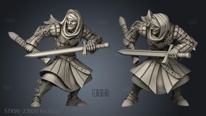 Witcher Vol Count Giobaldo stl model for CNC