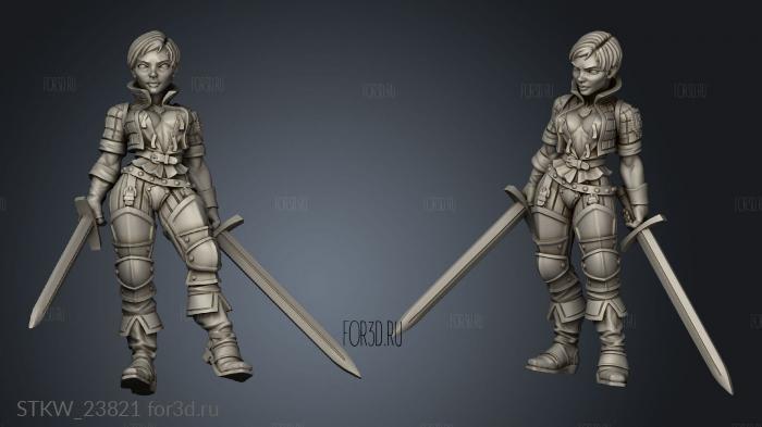 Witcher Vol Daena stl model for CNC