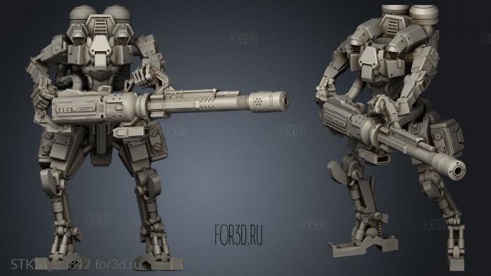 Terrain BATTLE DROID SCORCHER UNIT 3d stl модель для ЧПУ