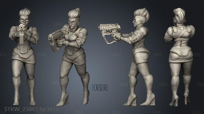 Terrain COUNTER INTEL AGENT KATHLEEN RUBIO YUKIMASA 3d stl модель для ЧПУ