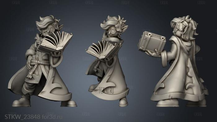 Wizard Guild Apprentice stl model for CNC