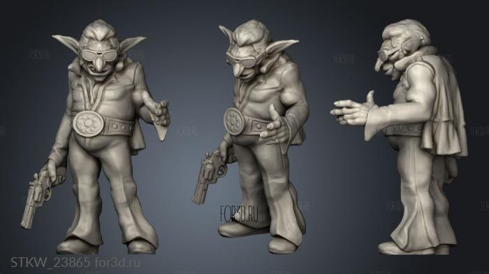 Wizards goblin king stl model for CNC