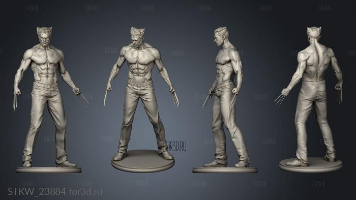 Wolverine 3d stl модель для ЧПУ