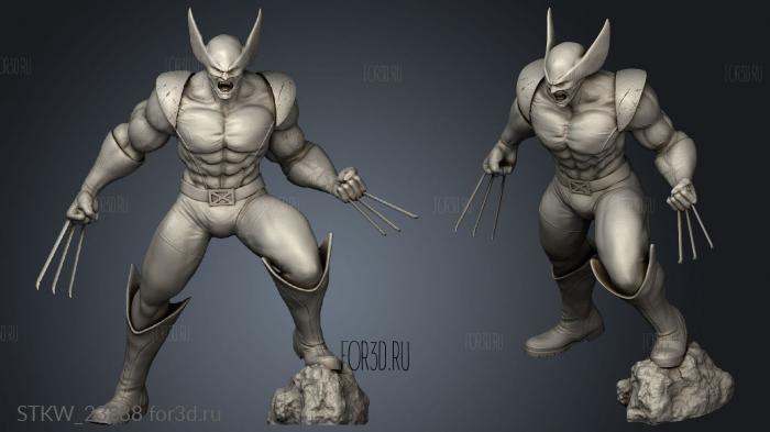 Wolverine stl model for CNC