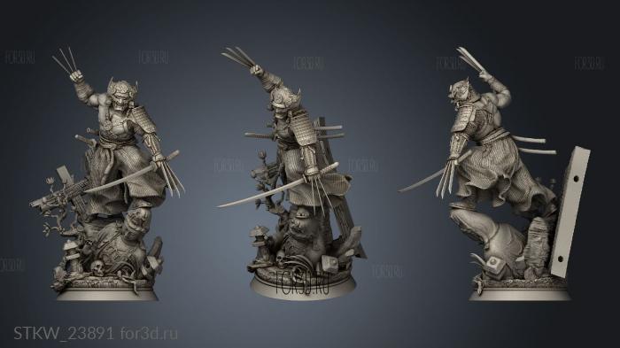 Wolverine Samurai Katana 3d stl модель для ЧПУ