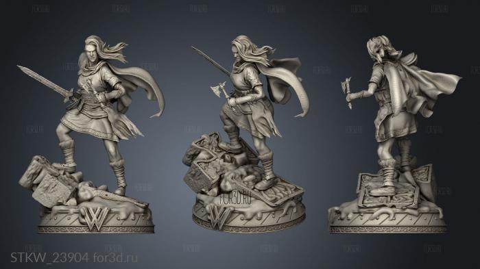 Wonder Woman Viking accesorios stl model for CNC