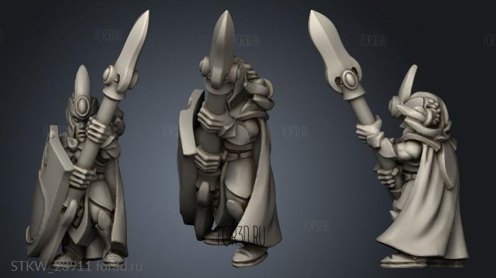 wood elf spear 3d stl модель для ЧПУ