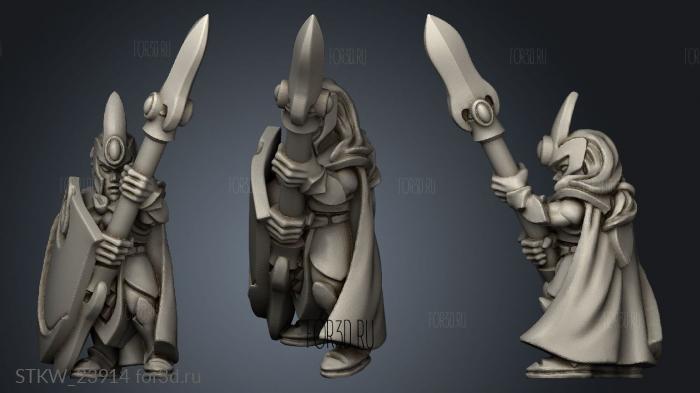 wood elf spear 3d stl модель для ЧПУ