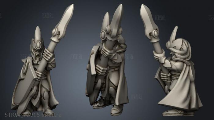 wood elf spear 3d stl модель для ЧПУ