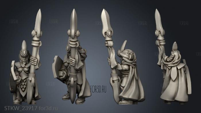 wood elf spear stl model for CNC