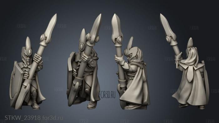 wood elf spear 3d stl модель для ЧПУ