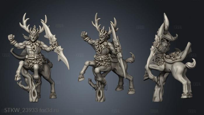 Wood elf Heroes forest king 3d stl модель для ЧПУ